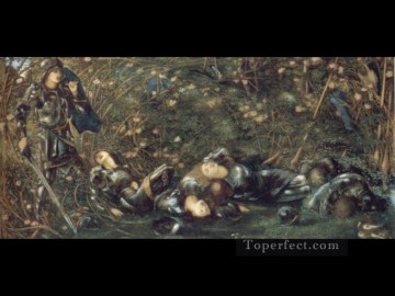 La rosa de brezo El prerrafaelita de madera de brezo Sir Edward Burne Jones Pinturas al óleo
